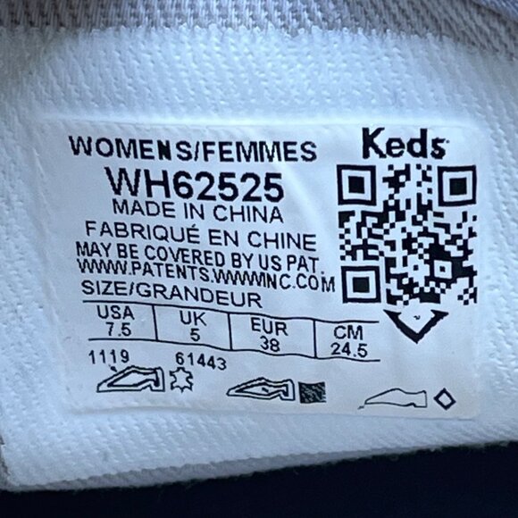 Keds Women’s Grey Suede Perforated Pattern Slip-On  Flat Sneakers Size 7.5 - Picture 6 of 8